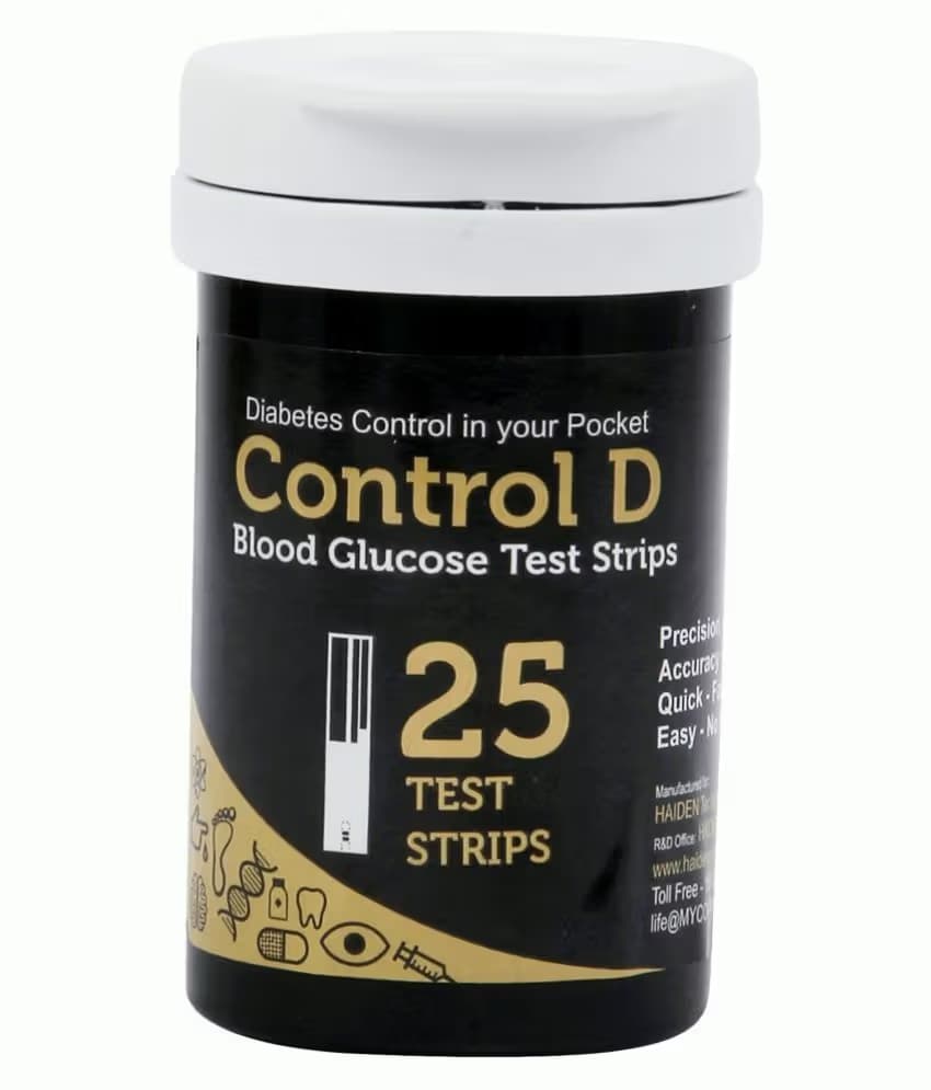 Control D 25 Glucometer Sugar Test Strips (Control-d--25-only)