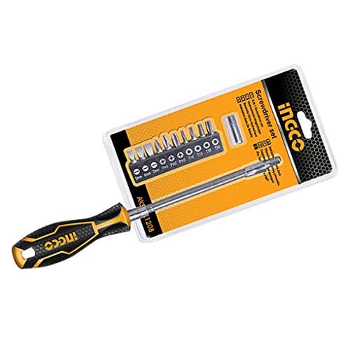 Ingco 12 Pcs Flexible Shaft Screwdriver Set - AKSDFL1208