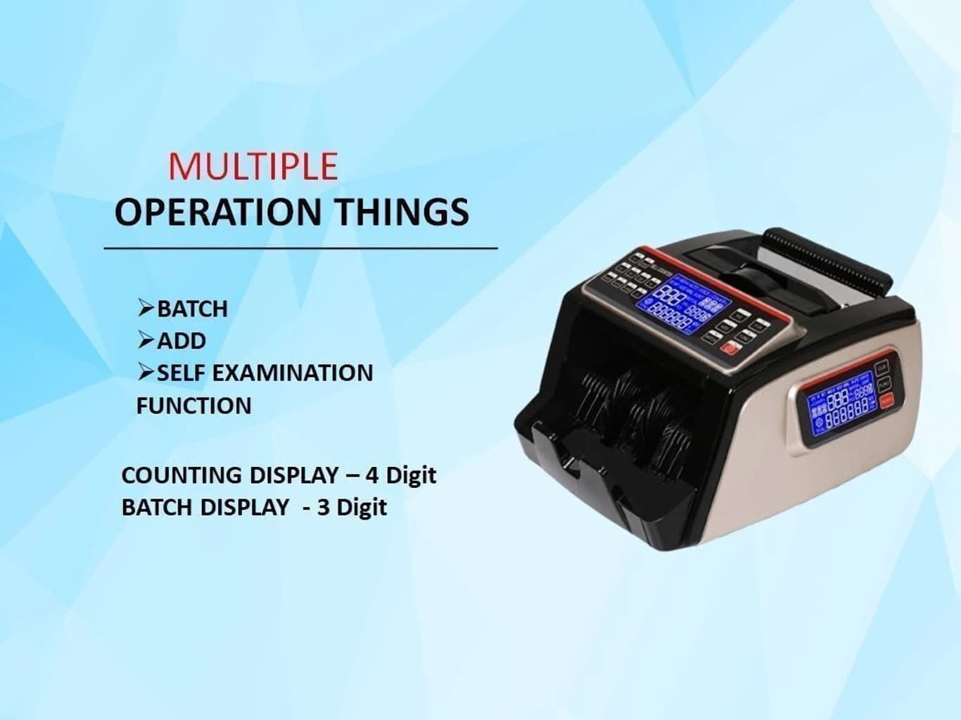 ELCONS EL-2000 MANUAL DD Note Counting Machine (Counting Speed - 1000 notes/min)