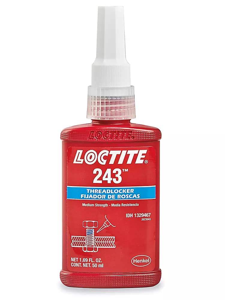 LOCTITE 243 Medium Strength Threadlocker 50ml for Machinery and Vehicle Fasteners