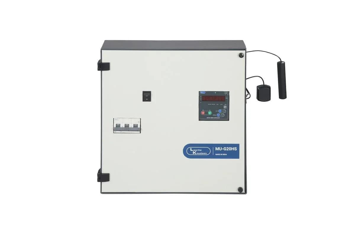 Lauritz Knudsen MU-G20H Three Phase Submersible Pump Controllers (With Single Phase Preventer) of 20HP| Relay Range 20-32A | 360V AC | FASD (With Wideband Coil)