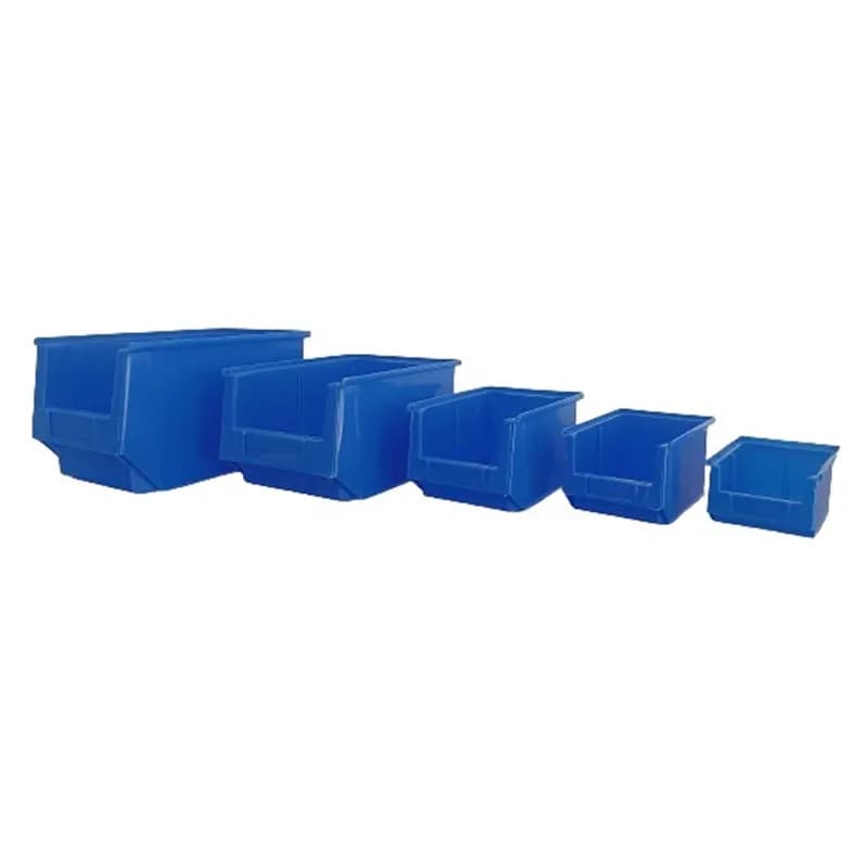 Avsar FPO Crate/Bin 5 to 45 Combo Pack with Vertical & Horizontal Partition Provision - Blue Colour