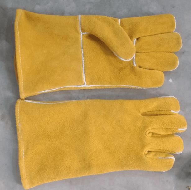 Leather welding glove (Leather welding glove-Pack of 200)