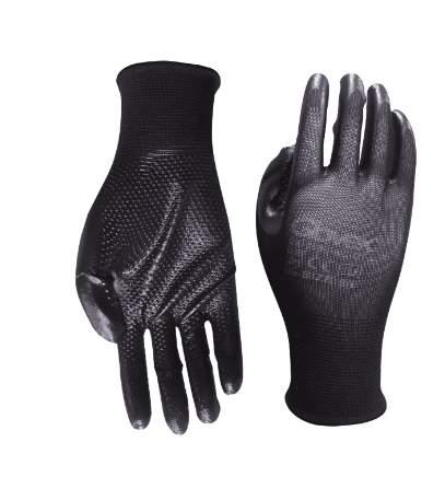 Nylon Shell Nitrile Coated Gloves With Dots(GX-1004-NC-DT)(pack of 600 pair)