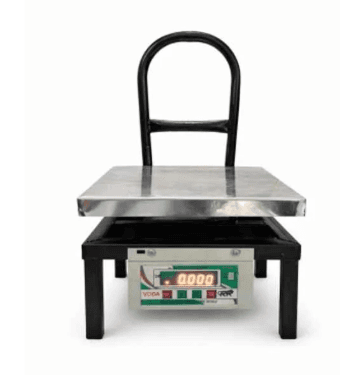 Voda 200kg Stainless Steel Bench Type Weighing Scale with 1 Year Warranty, Platform Size: 350x350 mm(Voda 200kg Stainless Steel Bench)