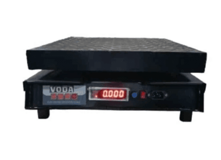 Voda 100kg Mild Steel Black Chicken Type Heavy Duty Weighing Scale with 1 Year Warranty Platform Size: 250x250 mm( Chicken Type Heavy Duty Weighing Scale )