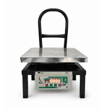 Voda 50kg Stainless Steel Bench Type Weighing Scale with 1 Year Warranty Platform Size: 250x250 mm(50kg Stainless Steel Bench)