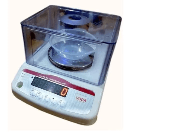 Voda 600g and 10mg Accuracy Jewellery Weighing Machine with Cover & 1 Year Warranty VSJ-600 JOHRI(VSJ-600 JOHRI)