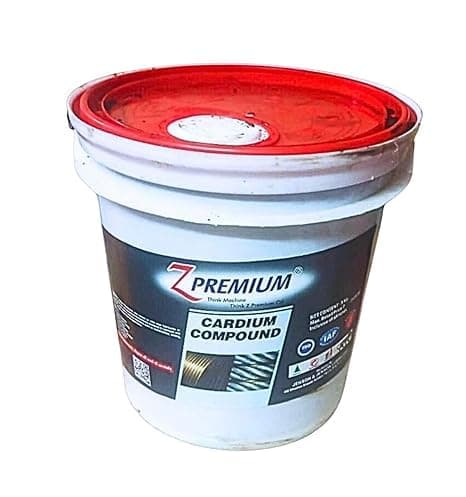 ZPremium Cardium Compound, 5 Kg Bucket Heavy-Duty Open Gear Lubricant for Wire Rope, Shipping, Railways, and Industrial Machinery.(5 Kg Bucket )