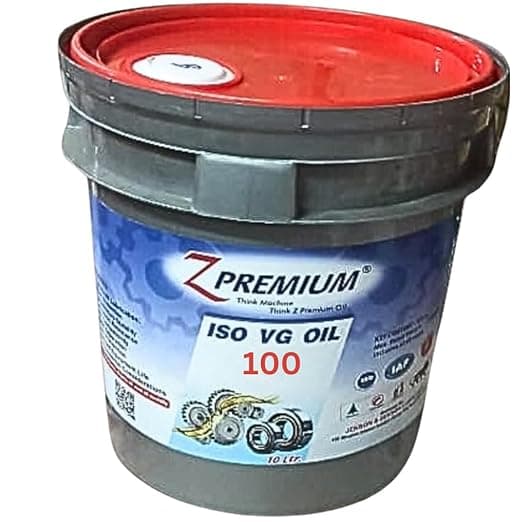 ZPremium ISO VG 100 Oil -10 Litre| High Performance Industrial Lubricant | Precision Machinery Bearings & Spindles | Light Viscosity Smooth Flow (ISO VG 100 )