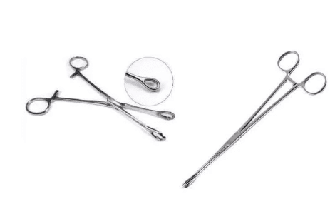 Forgesy 2 Pc Stainless Steel Sponge Forcep Set, SUNX83(SUNX83)