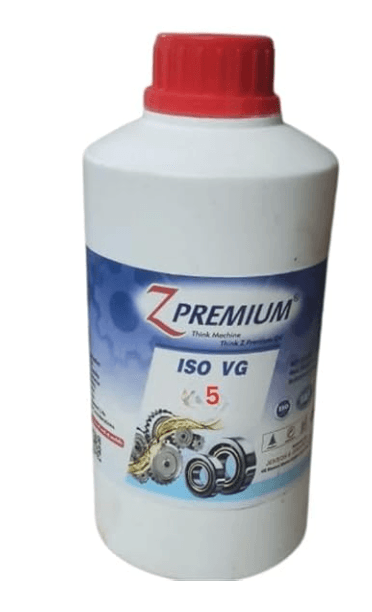 ZPremium Industrial Lubrication Oil for Hydraulic Systems Gearboxes Gears Bearings Circulating Systems Pumps and Machinery | ISO VG 5 Grade | 1 Litre (ISO VG 5)