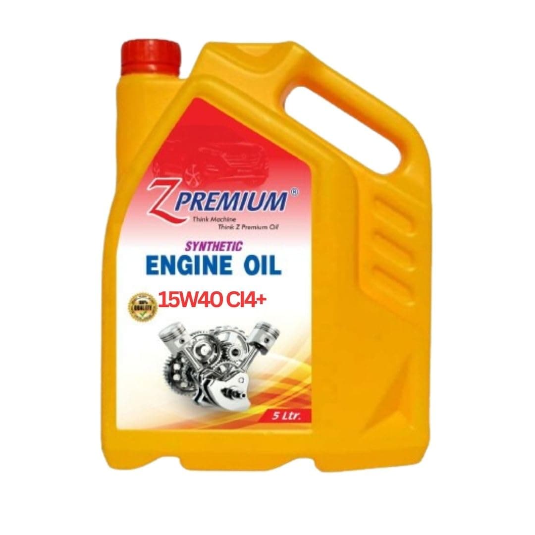 ZPremium 15W40 CI4 Engine Oil | 5 Litre | Heavy-Duty Diesel Engine Lubricant for Cars, Trucks, Tractors & Commercial Vehicles | Reduces Wear, Enhances(ZPremium 15W40 CI4 Engine Oil)