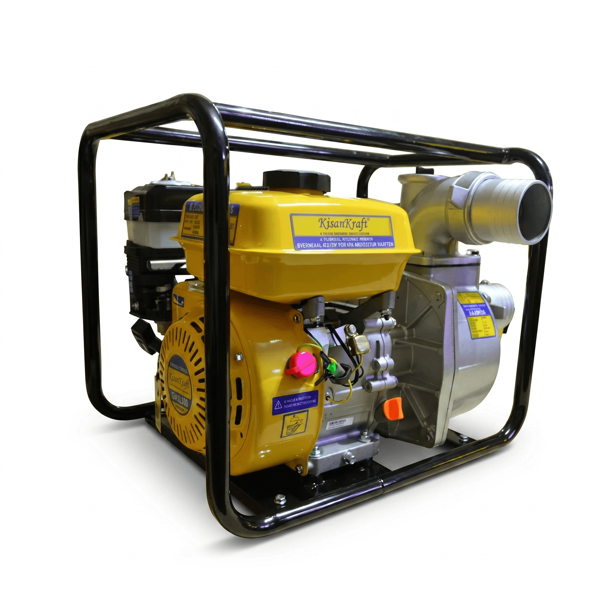 Kisankraft KK-WPP-31, 4-stroke Petrol Operated 3 inch Agriculture Water Pump | Ideal for Irrigation Purposes