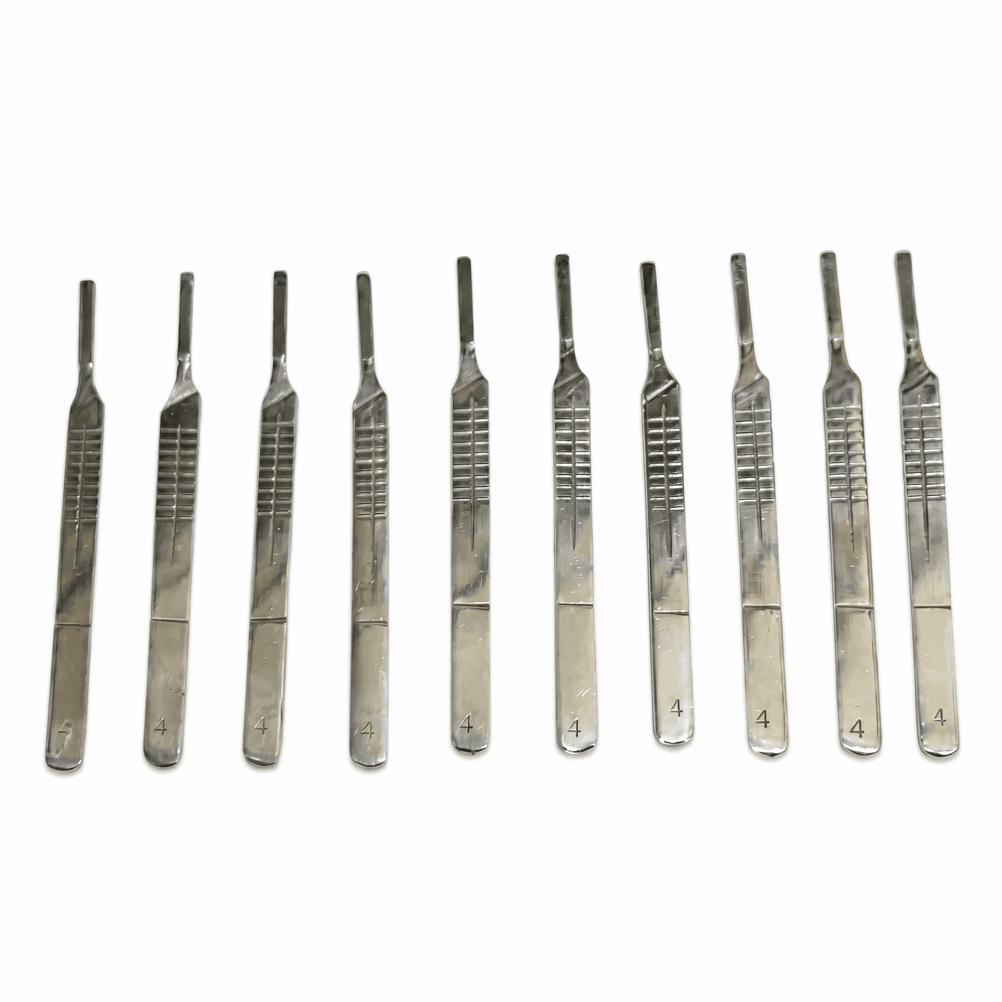 Forgesy 10 Pcs 3 No Stainless Steel BP Handle with 11 No Blade Set, GSSE022(GSSE022)