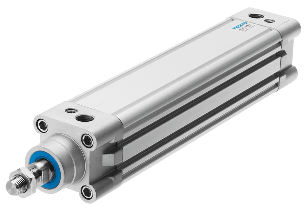 FESTO DNC-40-PPV-A ISO 15552 double acting pneumatic cylinder for industrial automation and machine building applications.