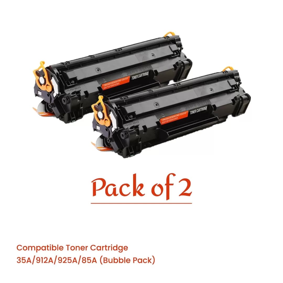 Compatible Toner Cartridge 35A/912A/925A/85A (Bubble Pack) – Pack of 2