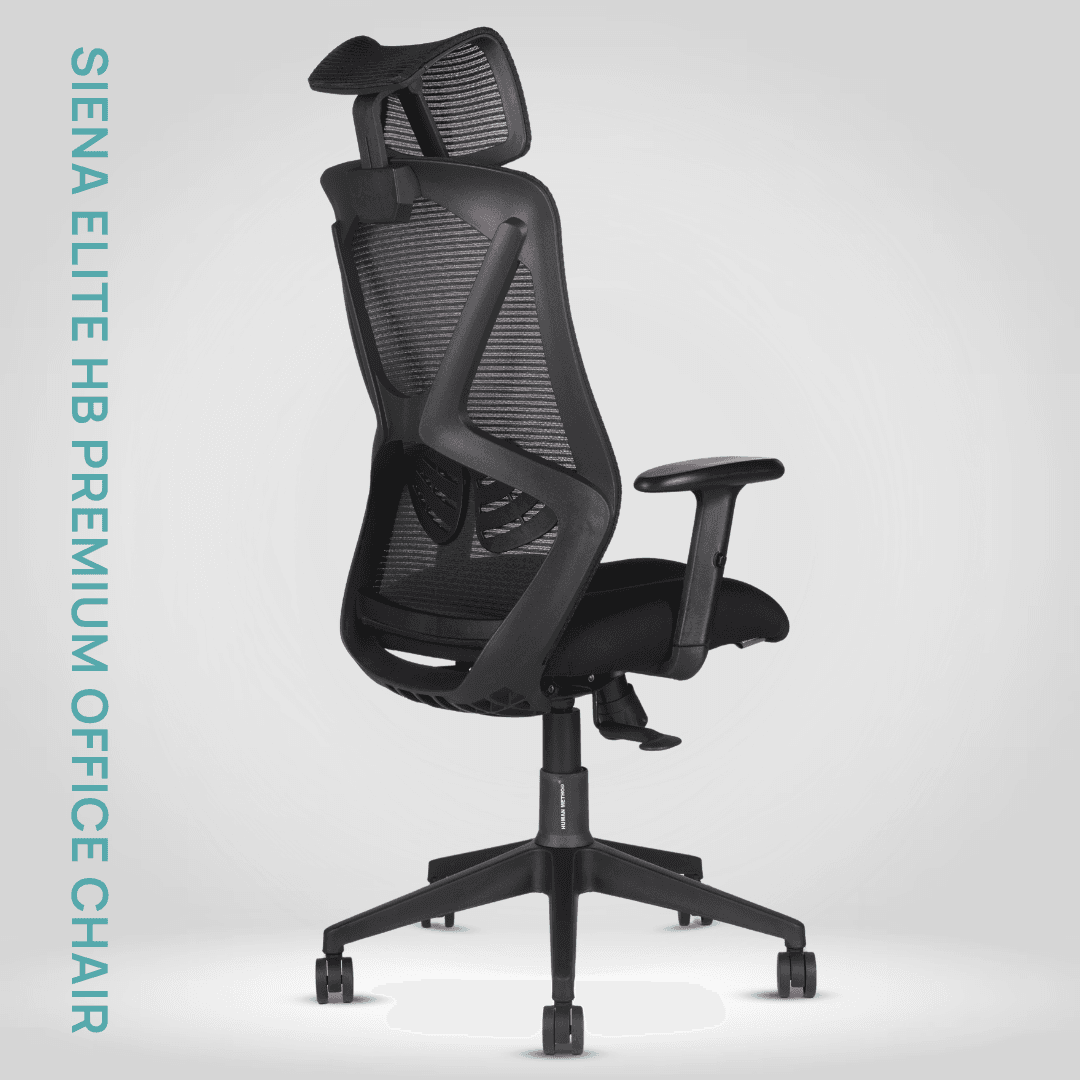 HUMAN METHOD PERFORMANCE Series Premium Revolving Office Chair Ergonomic High Back Mesh with Multi Lock & Seat Slider Black, HMKR01-SP01