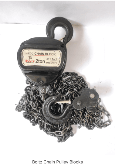 Boltz HSZ-C 1 Ton 6m Galvanized Chain Pulley Block with 6 Months Warranty