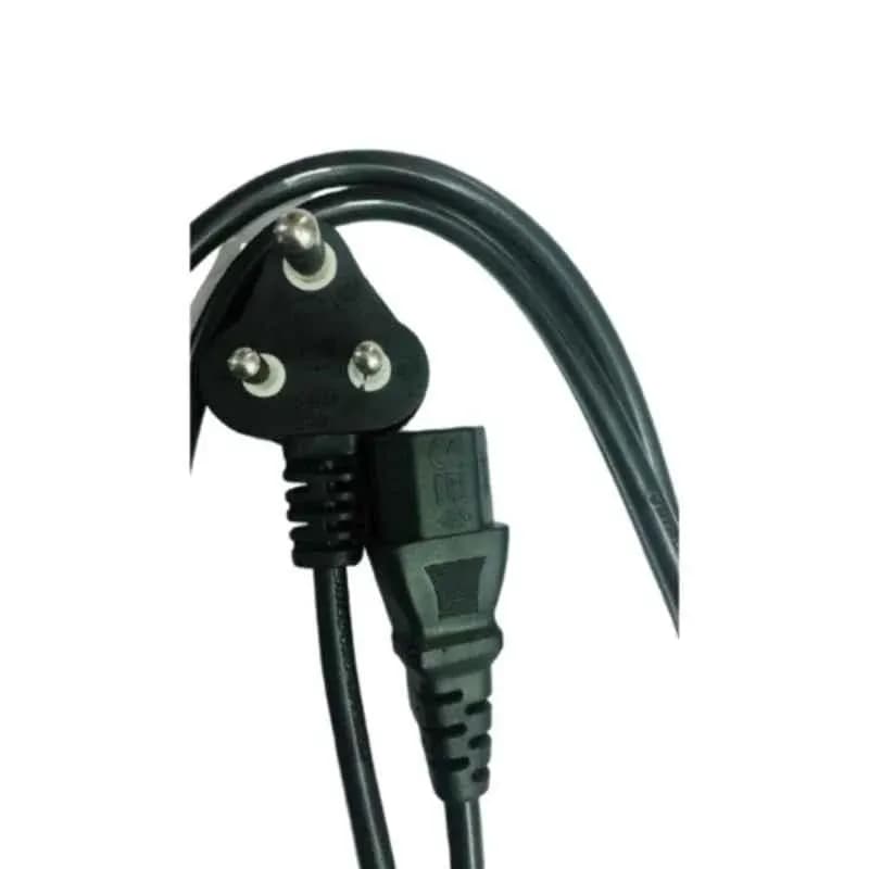 Black Cord 3m Black Power Cable (Pack of 10)