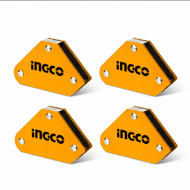 Ingco 45deg, 90deg & 135deg Angle Magnet & Steel Magnetic Welding Holder Set, AMWH4001