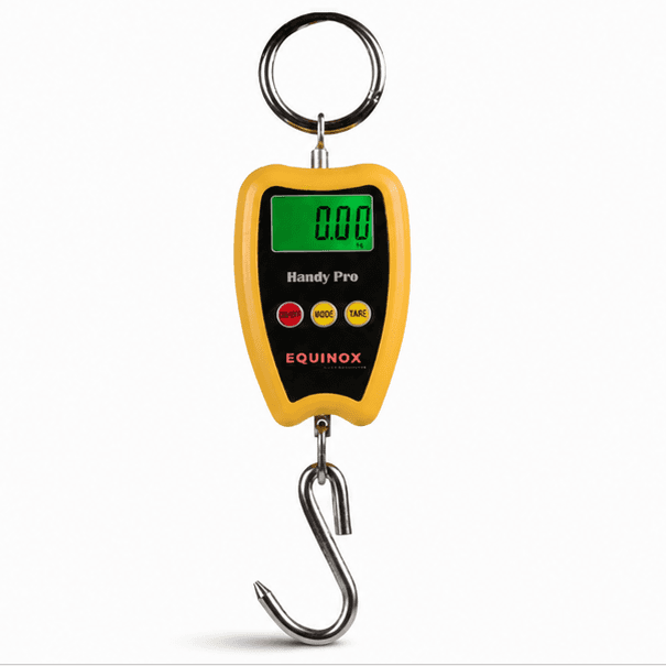 EQUINOX 200kg x 50g Digital Portable Hanging Weighing Scale with Stainless Steel Hook for Industries, Cylinder, Fishing and Multipurpose Domestic Weighing Use