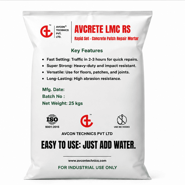 AVCRETE LMC RS 25 Kg Fast Setting Concrete Patch Repair Mortar