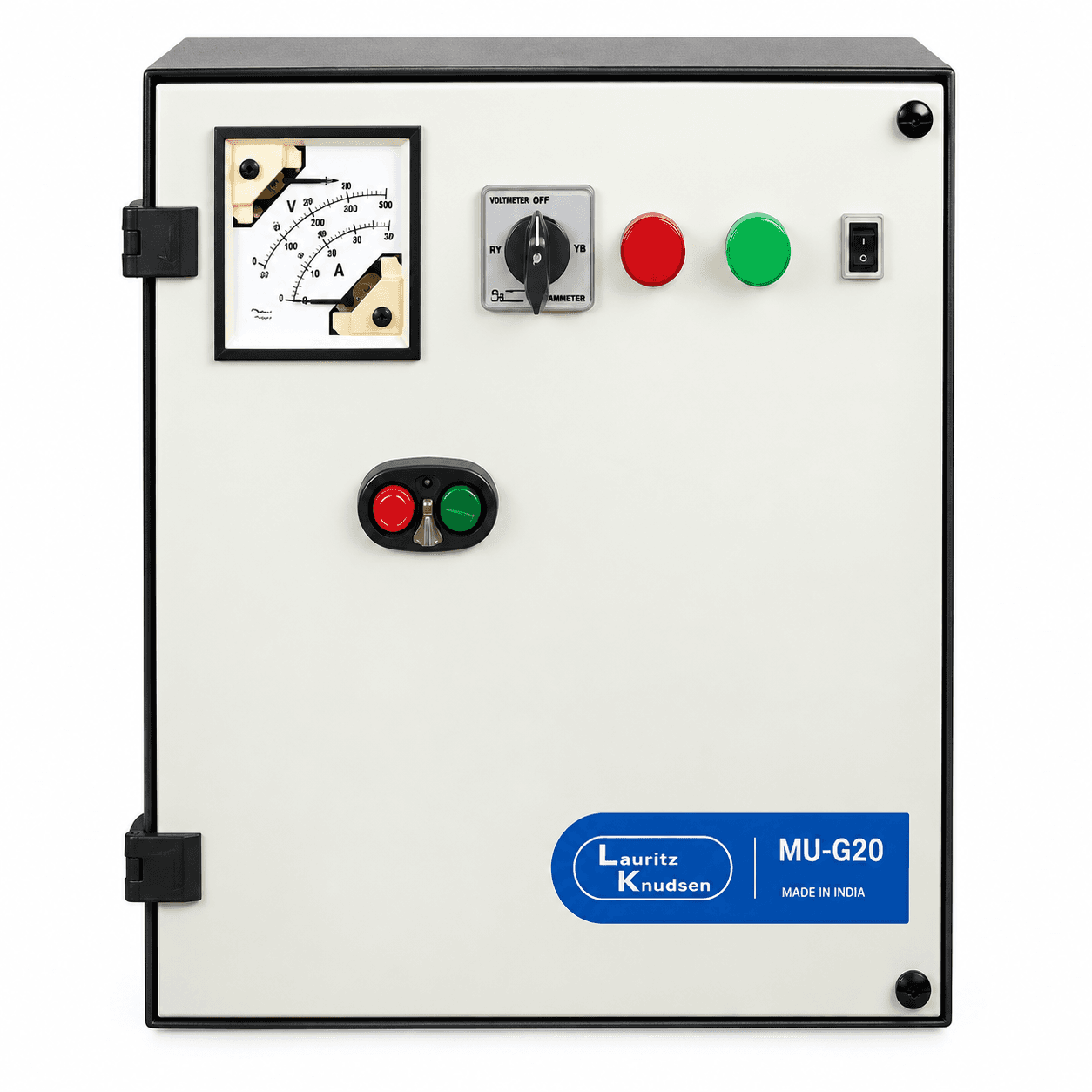 Lauritz Knudsen MU-G20 Three Phase Submersible Pump Controllers (With Single Phase Preventer) of 15/20HP| Relay Range 13-21A | 360V AC | FASD (With Wideband Coil)